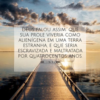 Atos 7:6 Versículo Bíblico Explicado