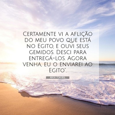 Atos 7:34 Versículo Bíblico Explicado