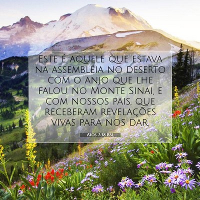 Atos 7:38 Versículo Bíblico Explicado