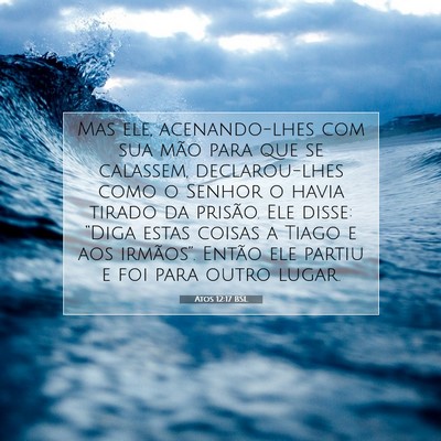 Atos 12:17 BSL Imagem do Versículo Bíblico