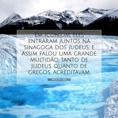 Atos 14:1 Versículo Bíblico Explicado