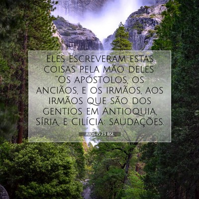 Atos 15:23 BSL Imagem do Versículo Bíblico