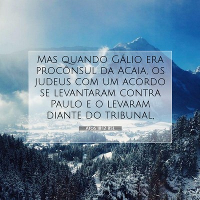 Atos 18:12 Versículo Bíblico Explicado