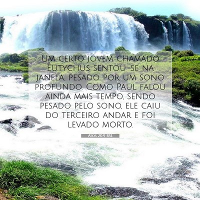 Atos 20:9 BSL Imagem do Versículo Bíblico