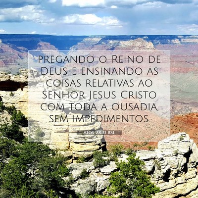 Atos 28:31 Versículo Bíblico Explicado