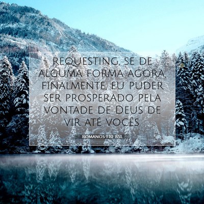 Romanos 1:10 Versículo Bíblico Explicado