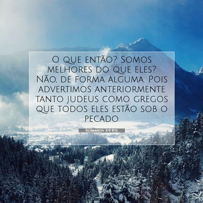 Romanos 3:9 BSL Imagem do Versículo Bíblico