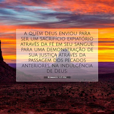Romanos 3:25 BSL Imagem do Versículo Bíblico