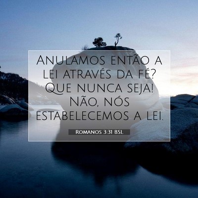 Romanos 3:31 BSL Imagem do Versículo Bíblico