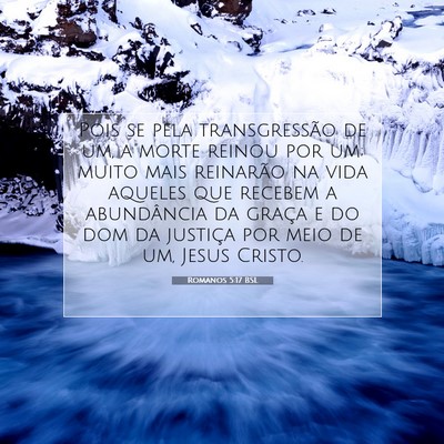 Romanos 5:17 BSL Imagem do Versículo Bíblico