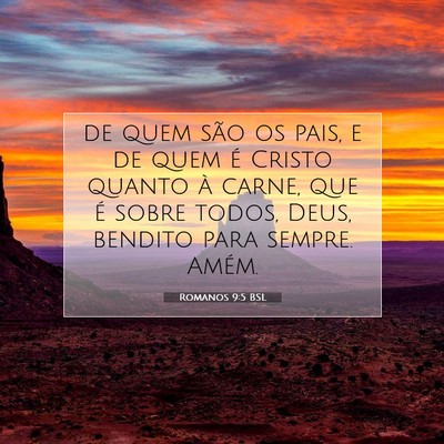 Romanos 9:5 BSL Imagem do Versículo Bíblico