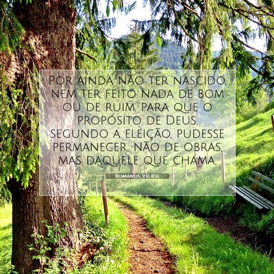 Romanos 9:11 BSL Imagem do Versículo Bíblico
