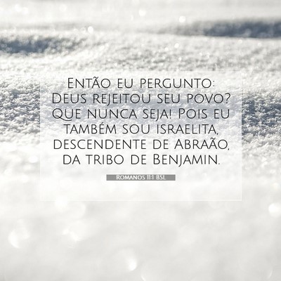 Romanos 11:1 BSL Imagem do Versículo Bíblico
