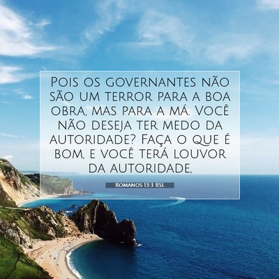 Romanos 13:3 Versículo Bíblico Explicado