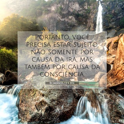 Romanos 13:5 Versículo Bíblico Explicado