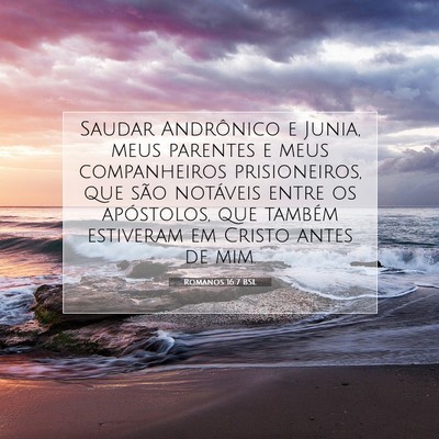 Romanos 16:7 BSL Imagem do Versículo Bíblico