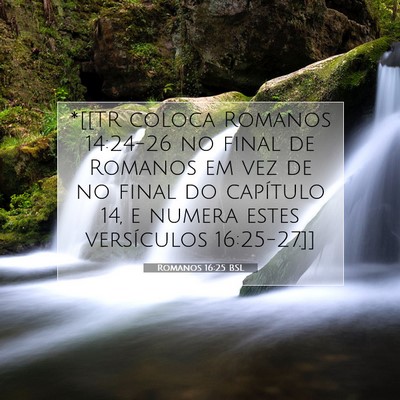 Romanos 16:25 BSL Imagem do Versículo Bíblico