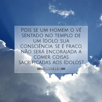1 Coríntios 8:10 Versículo Bíblico Explicado
