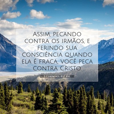 1 Coríntios 8:12 Versículo Bíblico Explicado