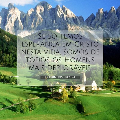 1 Coríntios 15:19 BSL Imagem do Versículo Bíblico