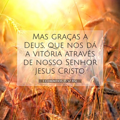 1 Coríntios 15:57 BSL Imagem do Versículo Bíblico