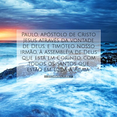 2 Coríntios 1:1 BSL Imagem do Versículo Bíblico