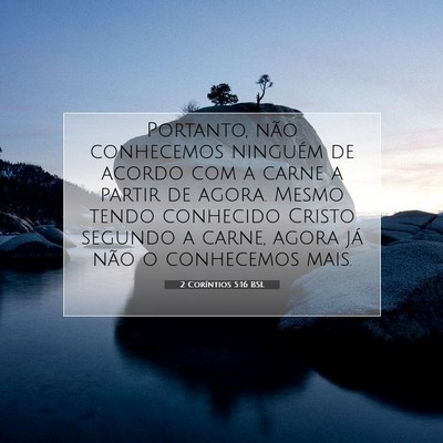 2 Coríntios 5:16 BSL Imagem do Versículo Bíblico