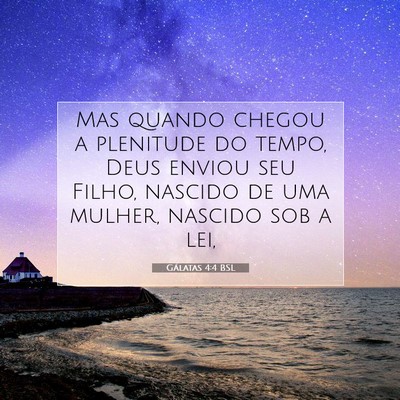 Gálatas 4:4 BSL Imagem do Versículo Bíblico