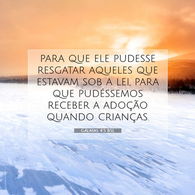 Gálatas 4:5 BSL Imagem do Versículo Bíblico