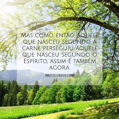Gálatas 4:29 BSL Imagem do Versículo Bíblico