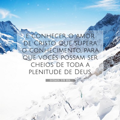 Efésios 3:19 BSL Imagem do Versículo Bíblico