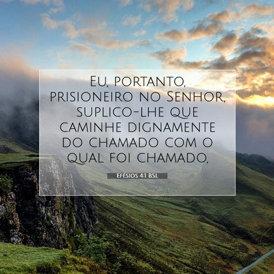 Efésios 4:1 BSL Imagem do Versículo Bíblico