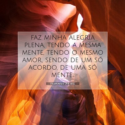 Filipenses 2:2 BSL Imagem do Versículo Bíblico