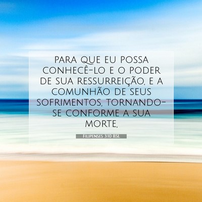 Filipenses 3:10 BSL Imagem do Versículo Bíblico