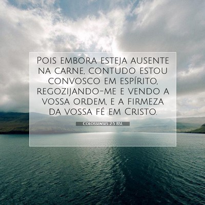 Colossenses 2:5 BSL Imagem do Versículo Bíblico