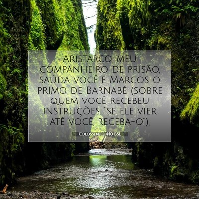 Colossenses 4:10 BSL Imagem do Versículo Bíblico