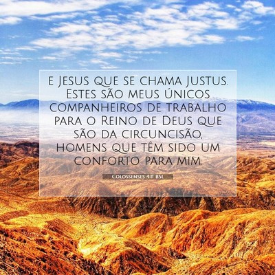 Colossenses 4:11 BSL Imagem do Versículo Bíblico