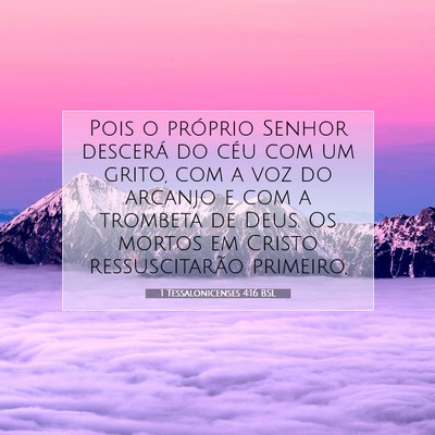 1 Tessalonicenses 4:16 BSL Imagem do Versículo Bíblico