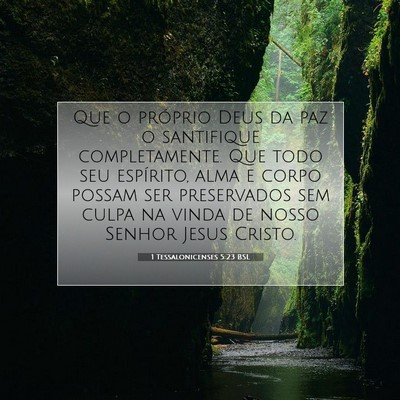 1 Tessalonicenses 5:23 BSL Imagem do Versículo Bíblico
