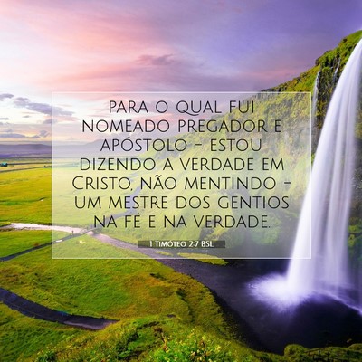 1 Timóteo 2:7 BSL Imagem do Versículo Bíblico