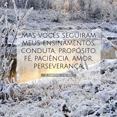2 Timóteo 3:10 BSL Imagem do Versículo Bíblico