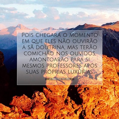 2 Timóteo 4:3 BSL Imagem do Versículo Bíblico