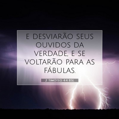 2 Timóteo 4:4 Versículo Bíblico Explicado