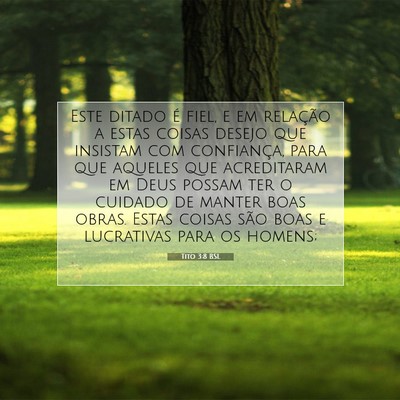 Tito 3:8 BSL Imagem do Versículo Bíblico