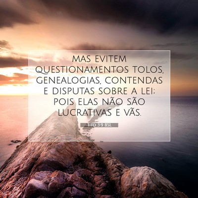 Tito 3:9 BSL Imagem do Versículo Bíblico