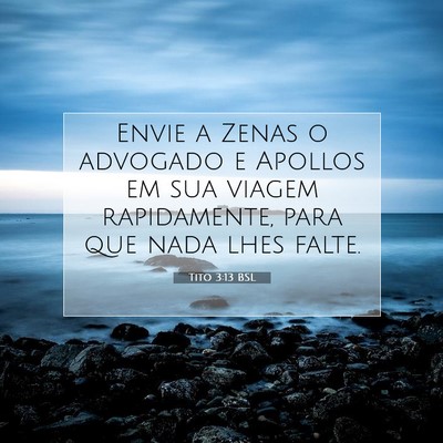 Tito 3:13 BSL Imagem do Versículo Bíblico