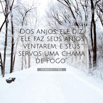 Hebreus 1:7 Versículo Bíblico Explicado
