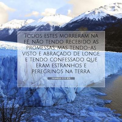 Hebreus 11:13 BSL Imagem do Versículo Bíblico