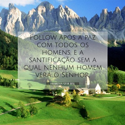 Hebreus 12:14 BSL Imagem do Versículo Bíblico