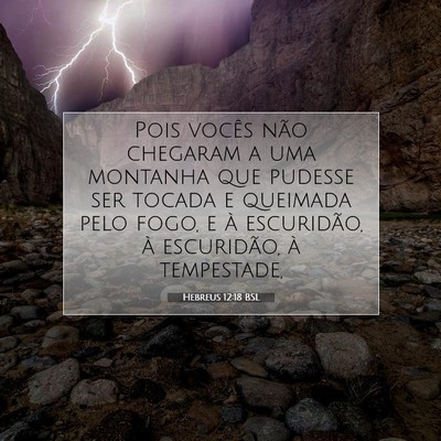Hebreus 12:18 BSL Imagem do Versículo Bíblico